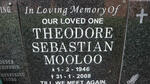 MOOLOO Theodore Sebastian 1946-2008