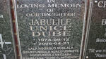 DUBE Jabulile Unice 1974-2006