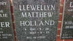 HOLLAND Llewellyn Matthew 1941-2007