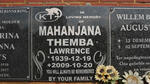 MAHANJANA Themba Lawrence 1939-2009
