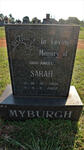 MYBURGH Sarah 2001-2002