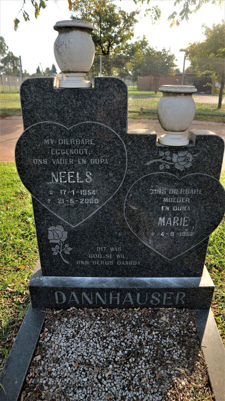 DANNHAUSER Neels 1954-2000 & Marie 1952-
