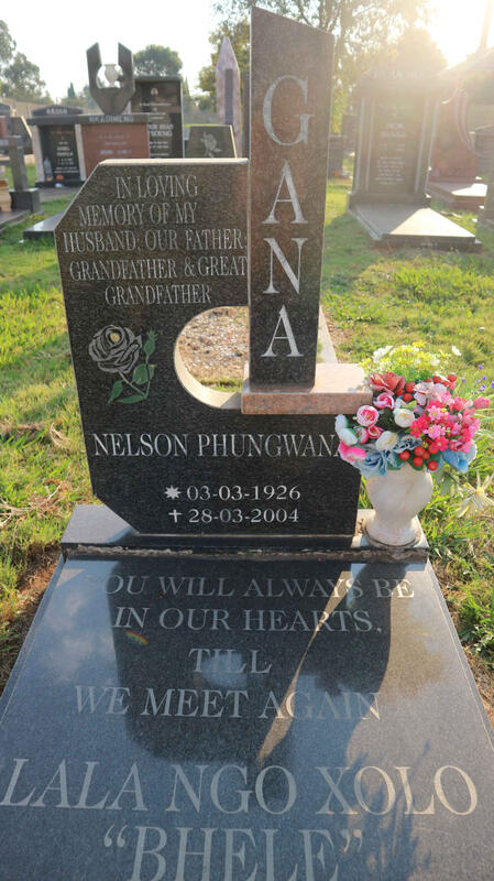 GANA Nelson Phungwana 1926-2004