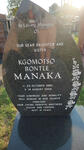 MANAKA Kgomotso Bontle 1980-2006