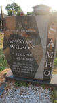 SAMBO Mfanyane Wilson 1910-2013