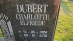DUBERT Charlotte Elfriede 1924-2010