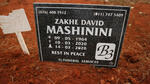 MASHININI Zakhe David 1964-2020