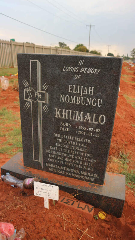 KHUMALO Elijah Nombungu 1955-2021