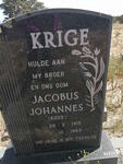 KRIGE Jacobus Johannes 1915-1993
