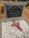 MARKUS Rachel nee WES 1925-2012