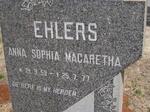 EHLERS Anna Sophia Magaretha 1953-1977