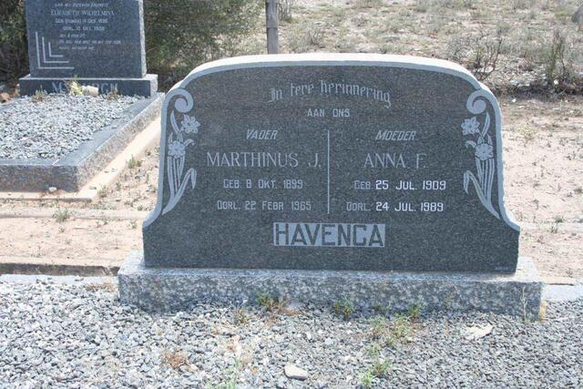HAVENGA Marthinus J. 1899-1965 & Anna F. 1909-1989