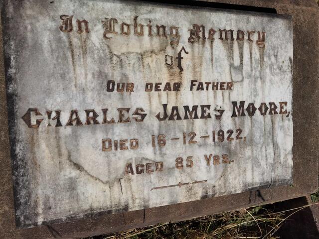 MOORE Charles James -1922