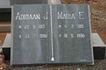 ? Adriaan J. 1913-1990 & Maria E. 1919-1996