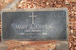 ORPEN Mary L. nee CROSBY 1862-1958