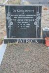 PATRICK Ivy Jane nee WILMOT 1886-1980