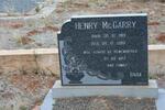 McGARRY Henry 1919-1986