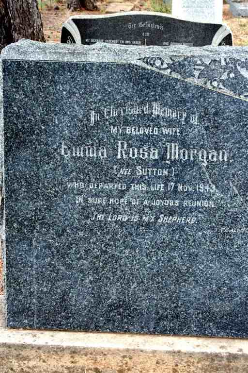 MORGAN Emma Rosa nee SUTTON -1943