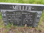 MULLER Walter Robert 1908-1981 & Alma Ida 1911-1990
