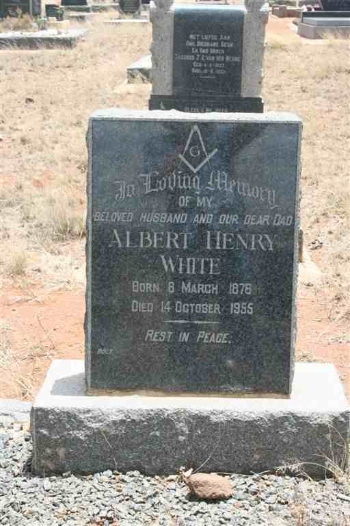WHITE Albert Henry 1876-1955
