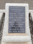 COETZEE Gert Maxwell -1946