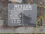 MULLER Wilhelm Christo 1944-2013