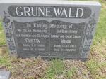 GRUNEWALD Gustav 1909-1980 & Wanda 1913-2003