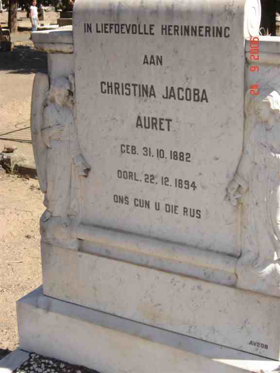 AURET Christina Jacoba 1882-1894