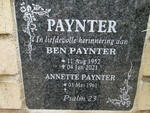 PAYNTER Ben 1952-2021 & Annette 1961-