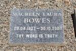 BOWES Maureen Laura 1927-2007