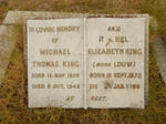 KING Michael Thomas 1859-1948 & Rachel Elizabeth LOUW 1872-1958