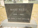 KLEU Maud 1880-1965