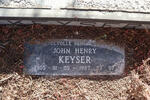 KEYSER John Henry 1905-1987