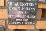 FRAUENSTEIN Oswin Johann 1938-2020