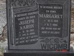 WICOMB Joseph Aaron 1913-1990 & Margaret 1918-1996