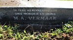 VERMAAK M.A. 1919-2004