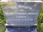 LOMBARD Willem Stephanus Johannes 1916-1993