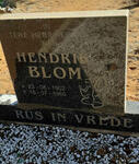 BLOM Hendrik 1902-1960