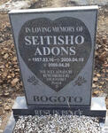 BOGOTO Seitisho Adons 1957-2009