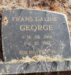 GEORGE Frans Daline 1866-1967