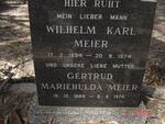 MEIER Wilhelm Karl 1894-1974 & Gertrud Mariehulda 1888-1976
