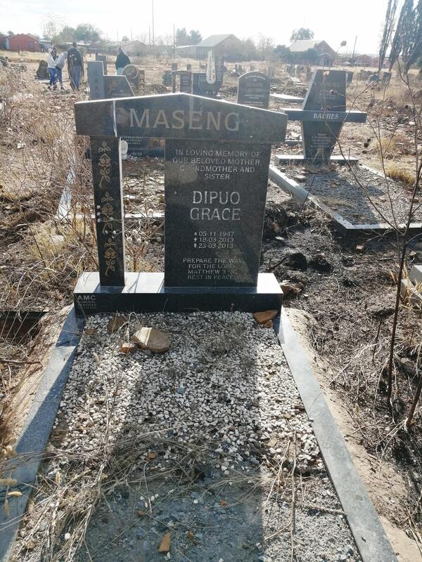 MASENG Dipuo Grace 1947-2013