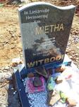 WITBOOI Mietha 1944-2021
