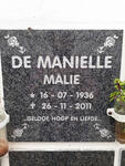 MANIELLE Malie, de 1936-2011