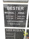 BESTER Michael 1910-1994 & Anna 1918-2012