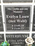 LOUW Evelyn nee WAHL 1918-2013