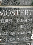 MOSTERT Ernest 1930-2018 & Catherina 1933-2006