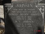 JOHNSEN Andreas Nissen 1886-1956 :: JOHNSEN M.L. 1894-1972