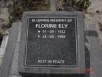 ELY Florine 1922-1994