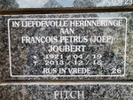 JOUBERT Francois Petrus 1921-2013